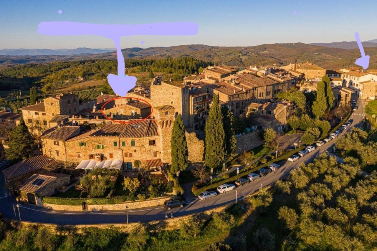 San Donato in Poggio Dolce Cuore Luxe Apartment Chianti Florence Male Romantyczne Mieszkanie מראה חיצוני תמונה