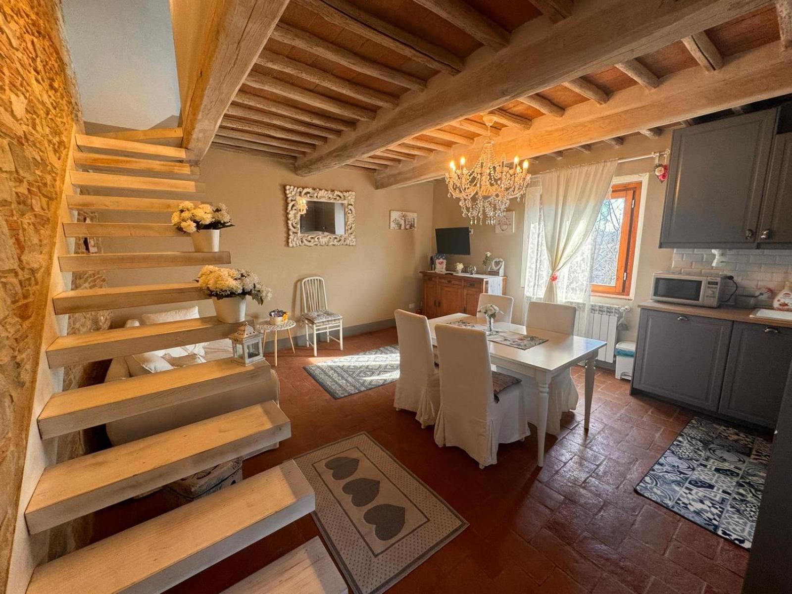 San Donato in Poggio Dolce Cuore Luxe Apartment Chianti Florence Male Romantyczne Mieszkanie מראה חיצוני תמונה
